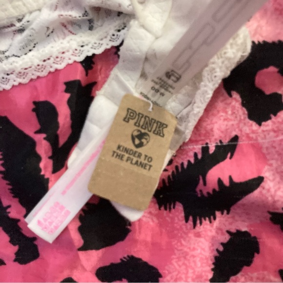 white lace pushup wireless bra, victorias secret pink size med dd nwt - Picture 2 of 3